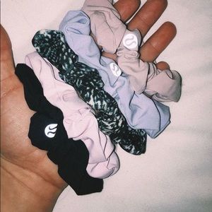 Light Blue Lululemon Scrunchy